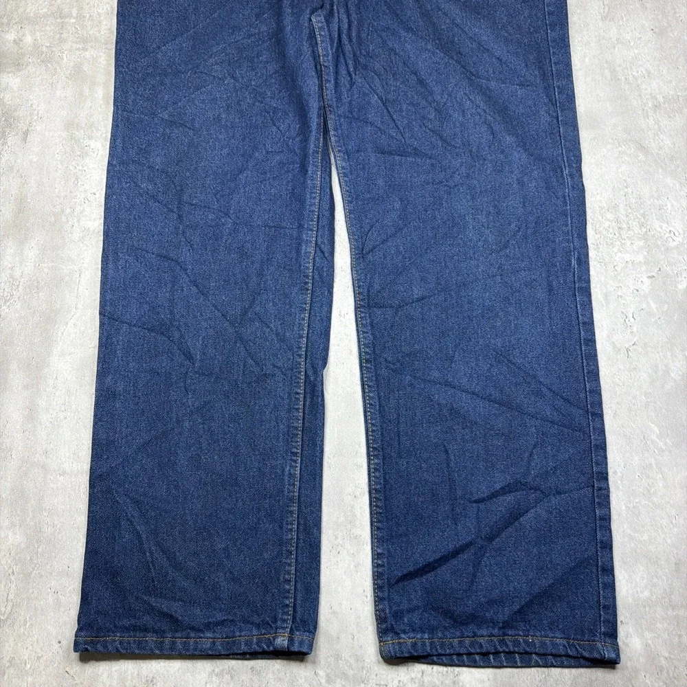 Vtg Levi's 509 Orange Tab Jeans 44x30 Made in USA Dark Wash Straight Leg 80s 90s